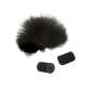 Rycote Black Ristretto Lavalier Windjammer - single, miniatur Windschutz f. Lavalier Mikrofone schwarz
